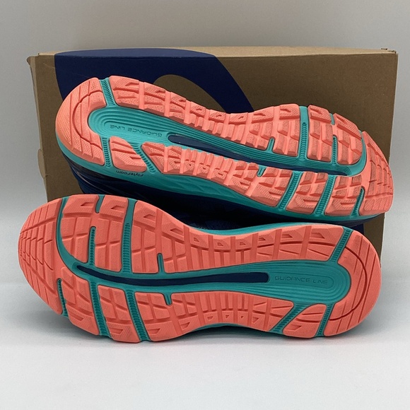 1955. ASICS Running Shoes Orange, Teal & Turquoise Size 9.5 (Brand New) - Picture 5 of 5